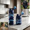 FoldingWaterBottle-01.jpg Collapsible Silicone Water Bottle – 500ml Travel-Friendly