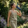 FoldingWaterBottle-05.jpg Collapsible Silicone Water Bottle – 500ml Travel-Friendly