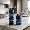 FoldingWaterBottle-06.jpg Collapsible Silicone Water Bottle – 500ml Travel-Friendly