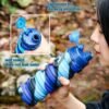 FoldingWaterBottle-07.jpg Collapsible Silicone Water Bottle – 500ml Travel-Friendly