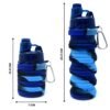 FoldingWaterBottle-size.jpg Collapsible Silicone Water Bottle – 500ml Travel-Friendly