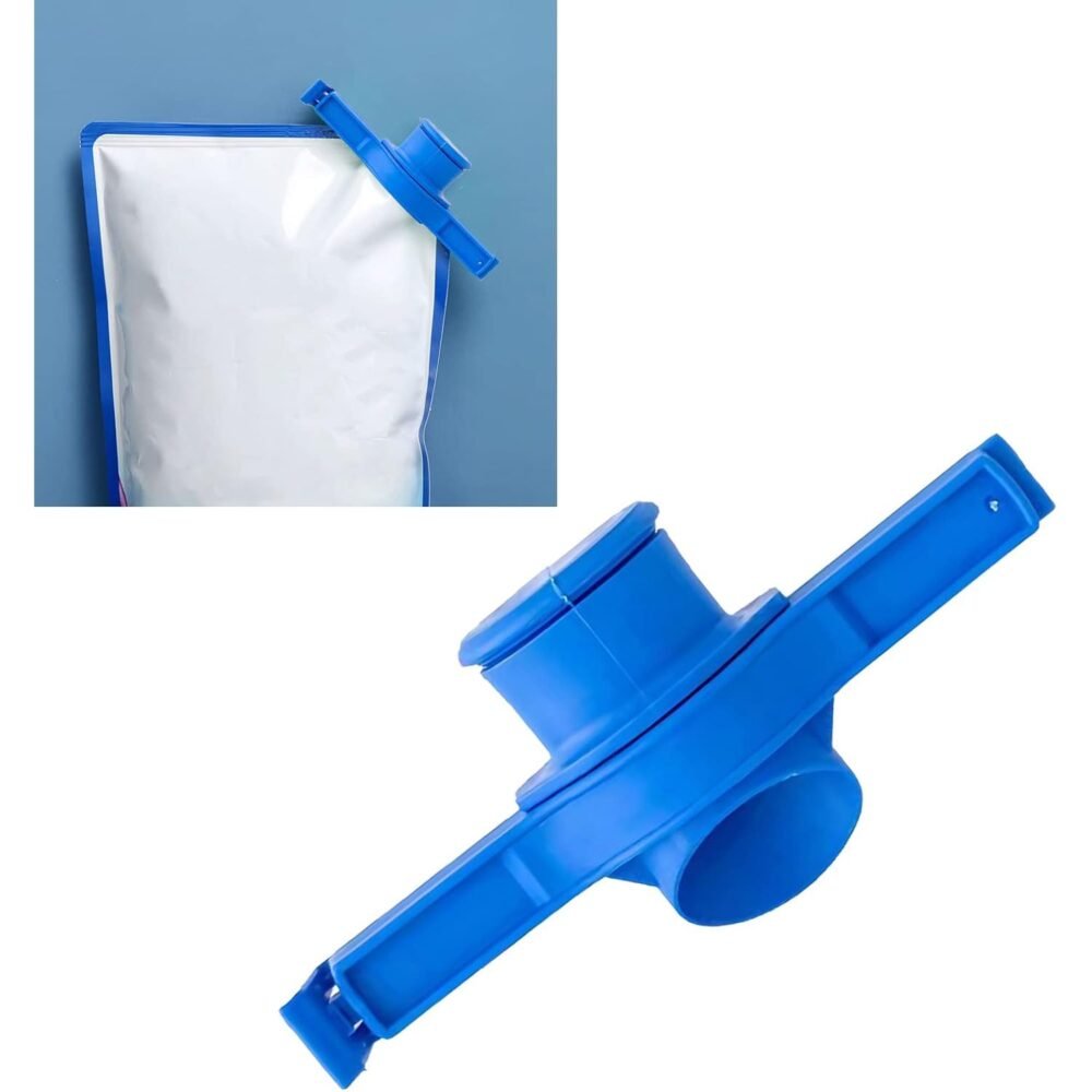 Food-bag-clip-03.jpg Food Pouch Sealer Clip – 4 Pc Set with Pour Spout