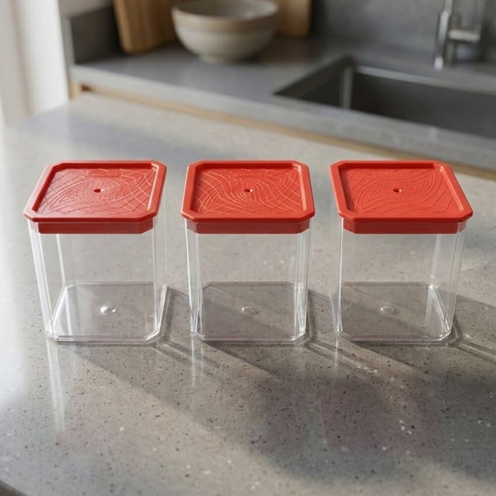 FoodContainer-02.jpg Airtight Food Storage Container Set – 3 Pieces, 350 ml Each
