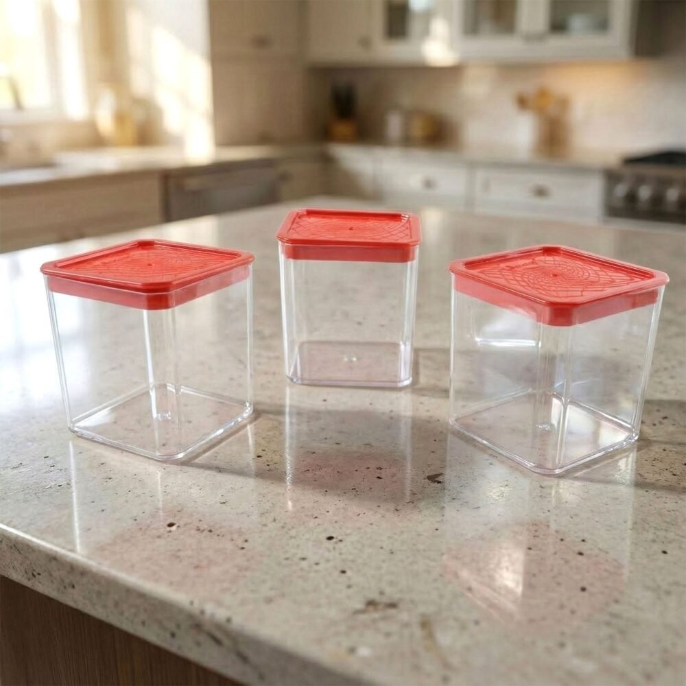 FoodContainer-05.jpg Airtight Food Storage Container Set – 3 Pieces, 350 ml Each