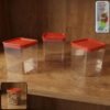 FoodContainer-WOSKU-01.jpg Airtight Food Storage Container Set – 3 Pieces, 350 ml Each