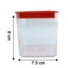 FoodContainer-size.jpg Airtight Food Storage Container Set – 3 Pieces, 350 ml Each