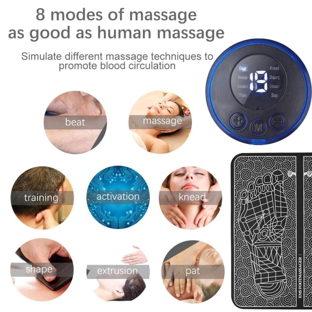 EMS Foot Massage Mat – USB Powered Relaxation & Recovery