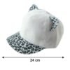 Cat Ear Fur Cap – Trendy Winter Headwear with Printed Visor