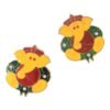 GaneshJi-04.jpg Lord Ganesha Wall Hanging Stickers – Set of 2 Vibrant Decor