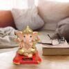 Solar-Powered Dancing Ganesha Idol – Eco-Friendly Spiritual Décor