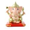 Solar-Powered Dancing Ganesha Idol – Eco-Friendly Spiritual Décor
