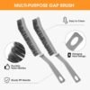 Corner Cleaning Brush – Long Handle Stiff Bristle Set (2 Pc)
