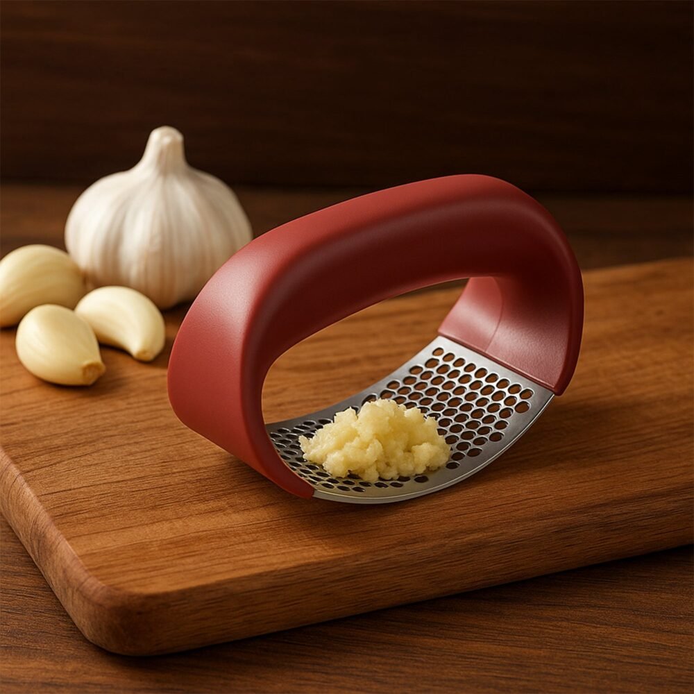 Garlic Press – Ergonomic Curve for Easy Crushing