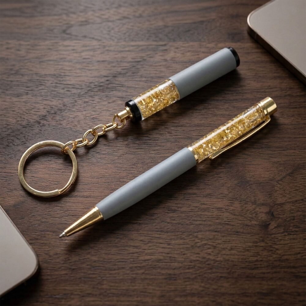 GiftCombo-05.jpg Premium 2 In 1 Keychain and Pen – Stylish Office Gift Set
