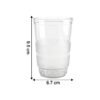 Glass-06_3441af22-bdd3-448e-9e7b-8b408f7941b7.jpg Janta Drinking Glass Set – 6 Pc with Frosted Grip, 300ml Each