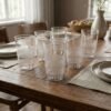 Glass-07.jpg Janta Drinking Glass Set – 6 Pc with Frosted Grip, 300ml Each