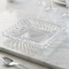 Glassware Serving Set – Elegant 12-Piece Snack & Dessert Plate Collection