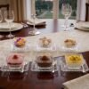 Glassware Serving Set – Elegant 12-Piece Snack & Dessert Plate Collection