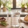 Glass Oil Bottle – 580ml Leak-Proof & Easy Pour Design