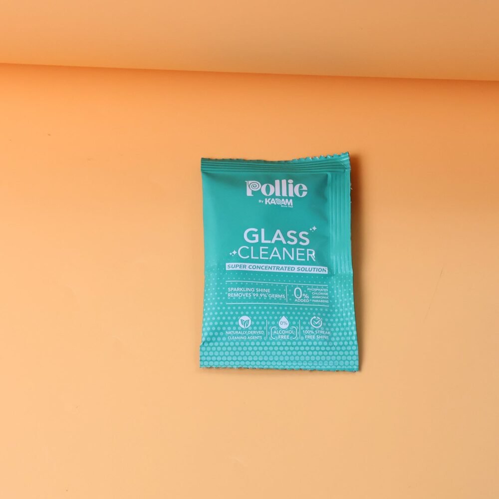 Glass & Mirror Cleaner Sachet – Streak-Free 15g Concentrate