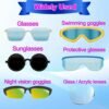 Portable Eyeglass Lens Cleaner Tool – 6 Pc Double-Sided Microfiber