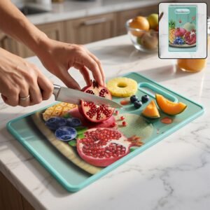 Multipurpose Anti-Slip Cutting Board – Safe & Easy Food Prep