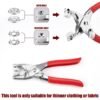 Snap Button Plier Kit – Heavy Duty with 100+ Assorted Studs