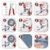 Snap Button Plier Kit – Heavy Duty with 100+ Assorted Studs
