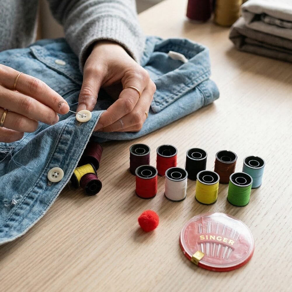 HANDSewingKit-02.jpg Portable Sewing Kit – Compact & Ideal for Quick Repairs