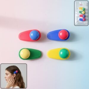 Hair-Clip-01_3228a8c8-8aec-4c83-ac6d-3083a5cd670d.jpg Snap Hair Clip Set – Decorative Rounded Accents, 4 Pieces