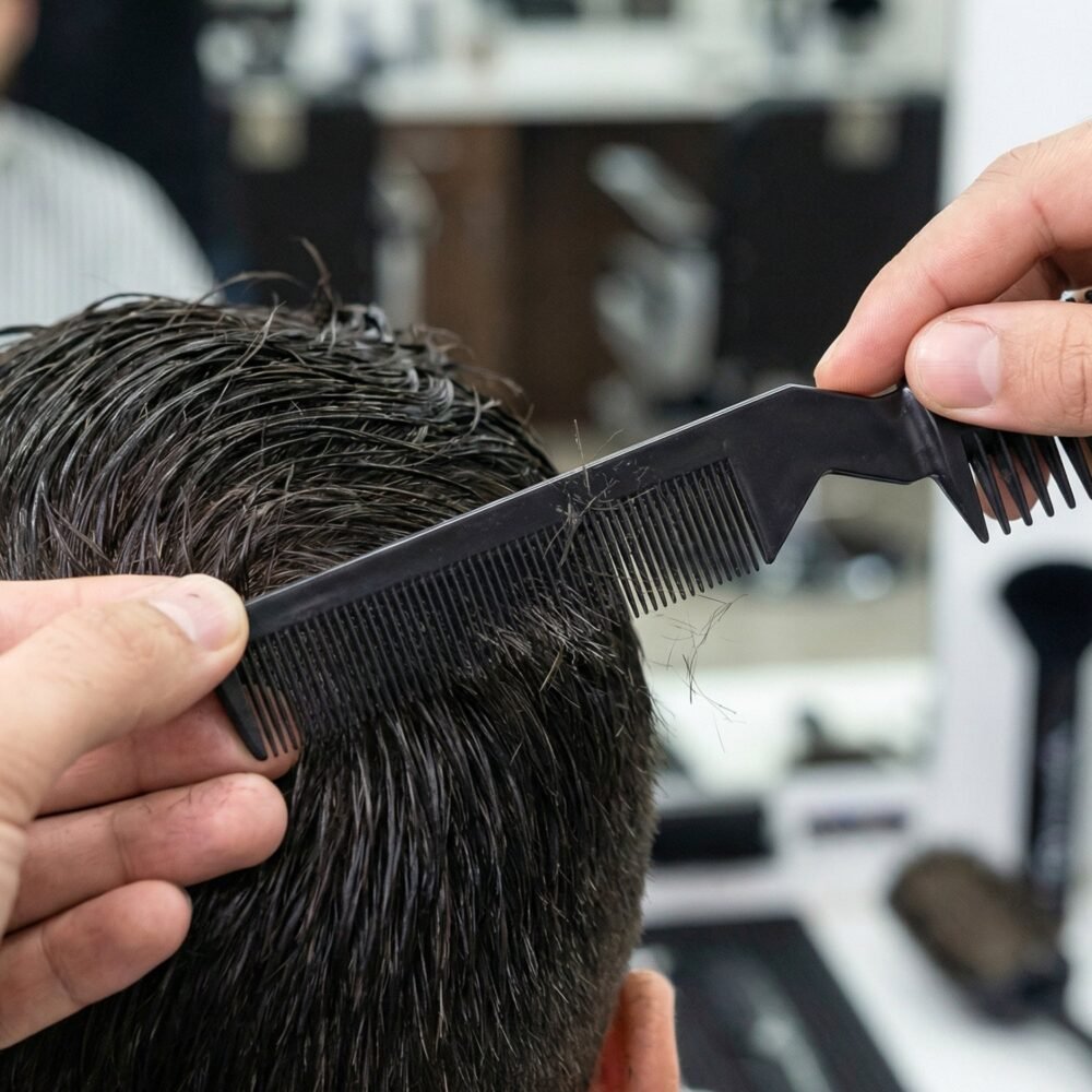 Hair-Cut-Scissor-_2_-5.jpg Hair Cutting Comb with Razor Blade – Precise Grooming Tool for Men & Women