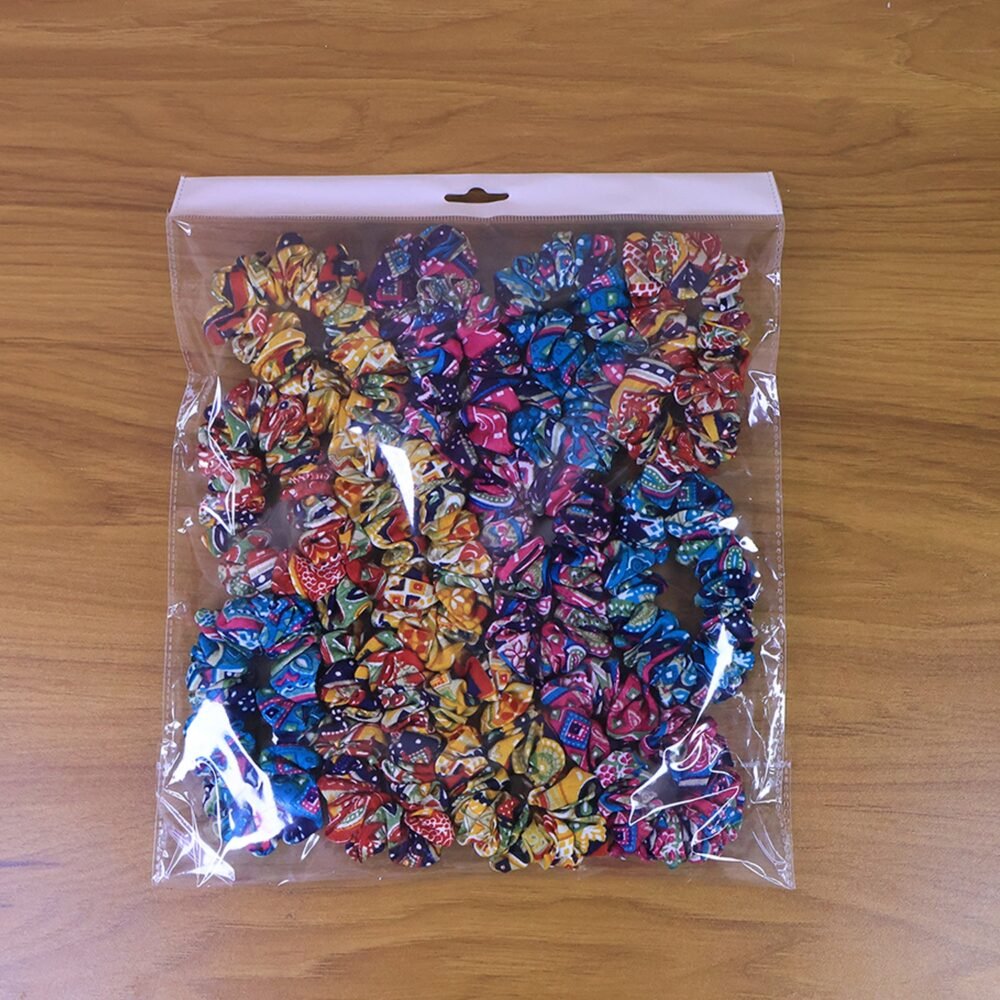 Hair-Scrunchies-07.jpg Printed Fabric Hair Scrunchies – Set of 12 Stylish Prints