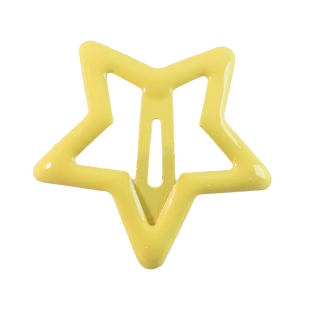 Star-Shaped Hair Clips – Pack of 3 Trendy Barrettes for Girls