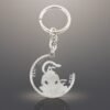Jai Shri Ram Keychain – Hanuman Silhouette Metal Keyring