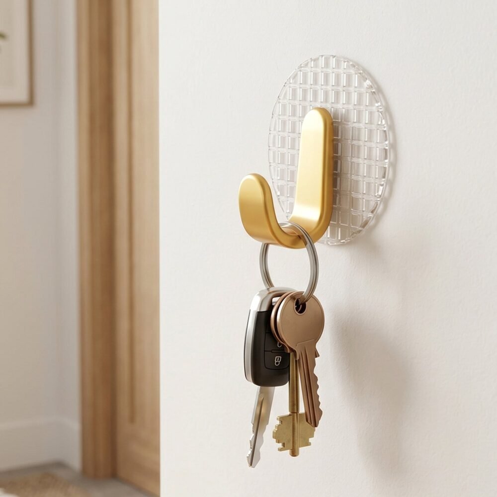 Hook-5_899f2e0c-0da5-4cbf-98f3-4f1b10c14877.jpg Self Adhesive Wall Hook – Strong, Waterproof, No Drill Needed