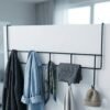HookHangerOrganizer-02.jpg Over the Door Metal Hook Rack – Space Saving 5 Hook Organizer