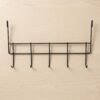 HookHangerOrganizer-03.jpg Over the Door Metal Hook Rack – Space Saving 5 Hook Organizer