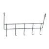 HookHangerOrganizer-04.jpg Over the Door Metal Hook Rack – Space Saving 5 Hook Organizer