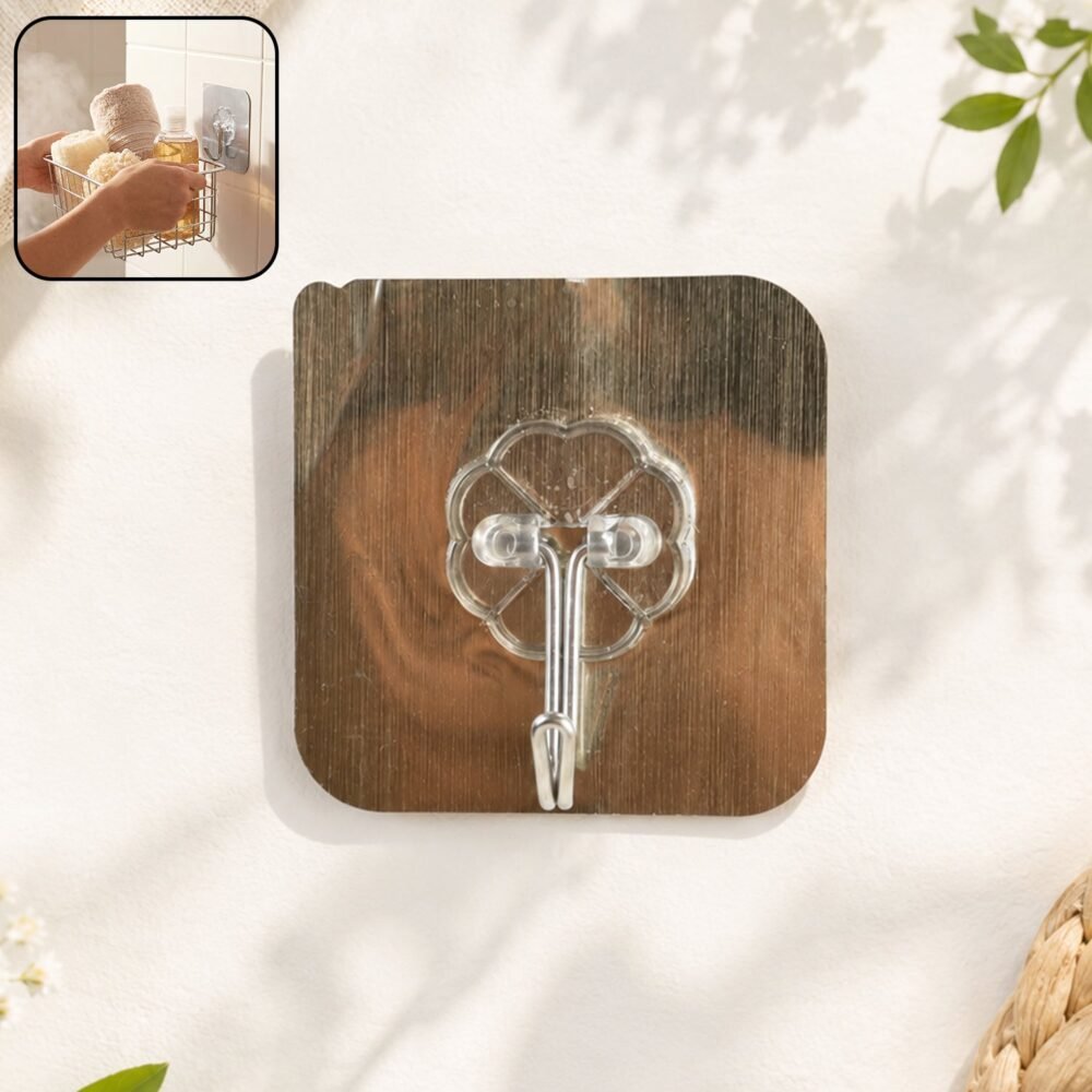 Self Adhesive Wall Hook – Strong & Multi-Purpose Mounting Solution