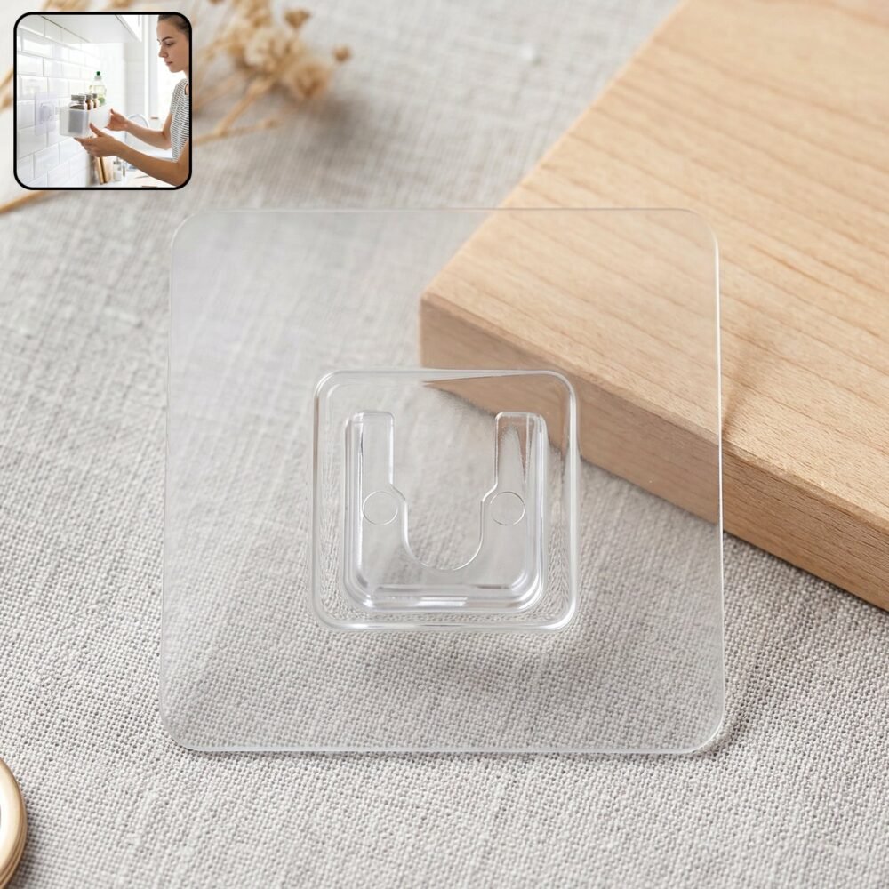Self-Adhesive Wall Hook – Damage-Free, Strong Grip for Home