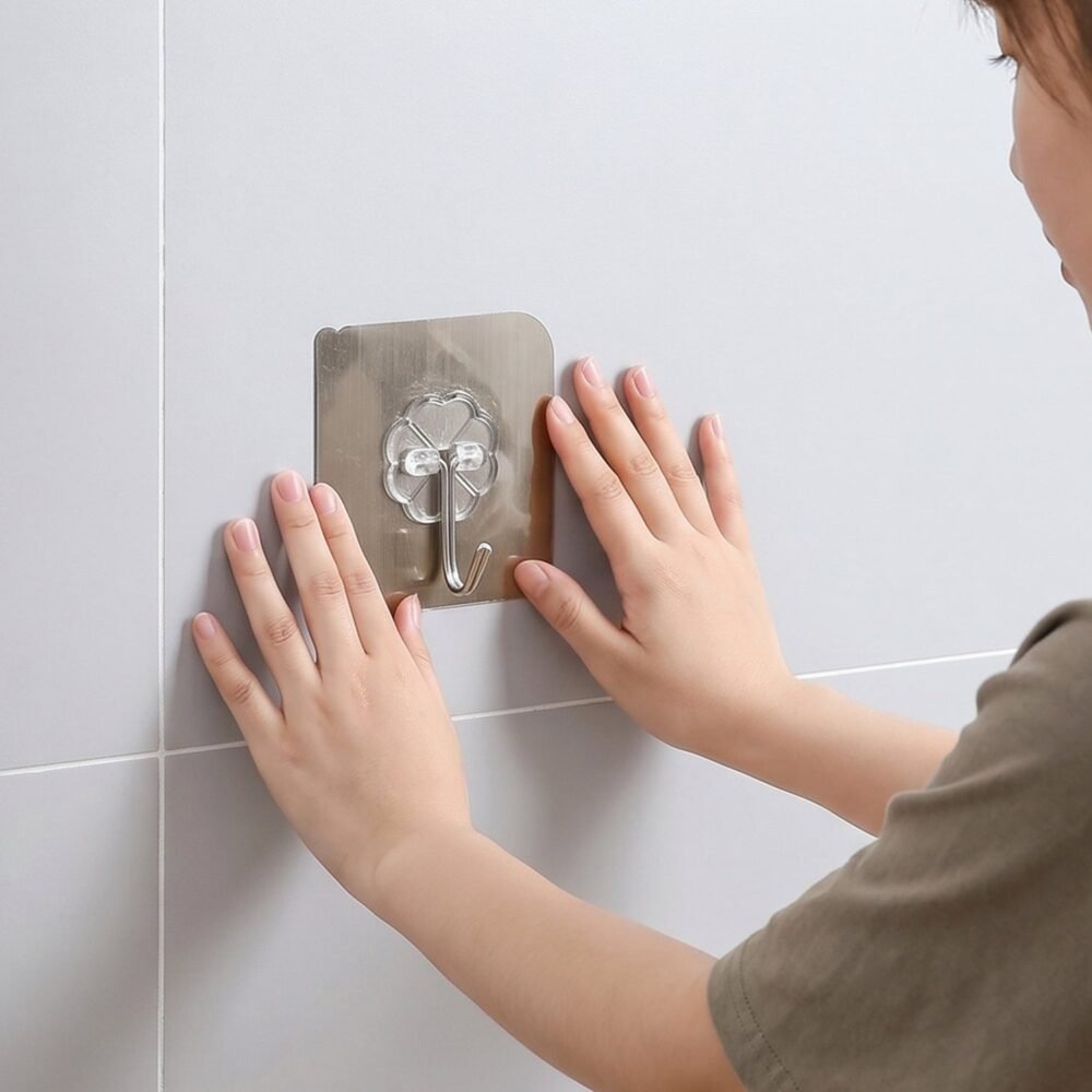 Self Adhesive Wall Hook – Strong & Multi-Purpose Mounting Solution