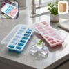 Plastic Ice Cube Tray with Lid – Hygienic & Easy Release, Pack of 2