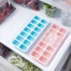Plastic Ice Cube Tray with Lid – Hygienic & Easy Release, Pack of 2