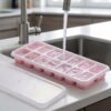 Plastic Ice Cube Tray with Lid – Hygienic & Easy Release, Pack of 2