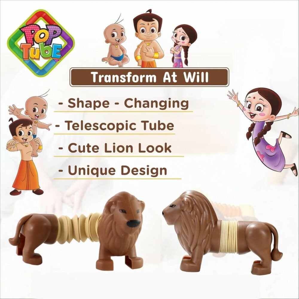 Lion Shape Magic Spring Toy – Stretchable Fun Fidget for Kids