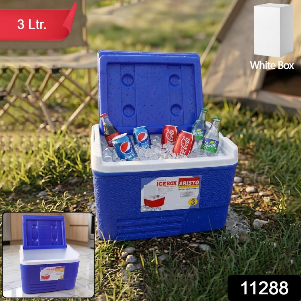 Ice-box-aristo-3-Blue-WOSKU-02.jpg Heavy Duty Insulated Ice Box – 3 Litre Portable & Durable
