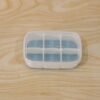 Mini Plastic 6-Cavity Ice Cube Tray – Space-Saving & Reusable