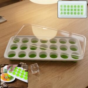 Plastic Ice Cube Tray – Multipurpose with Lid for Easy Freezing