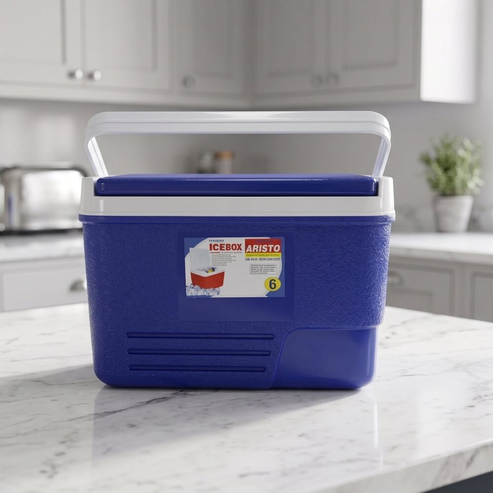 Portable 6L Ice Cooler Box – Keeps Drinks Chilled Outdoors