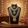 JewelleryStandHolder-03.jpg Necklace Display Stand – Premium Black Mannequin Bust 15x11 cm